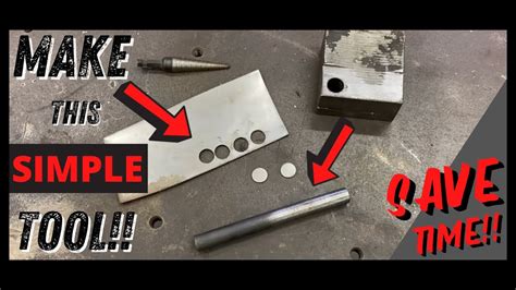 how to make holes in sheet metal|metal patching without welding.